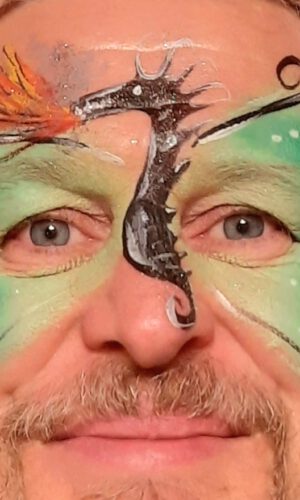 Drache - Kinderschminken Sonja Sonnenschein