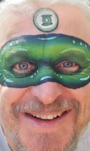 Green Lantern - Facepainting - Sonja Sonnenschein