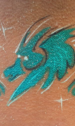 Facepainting Drache