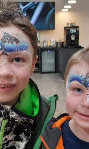 Kinderschminken_Delphin