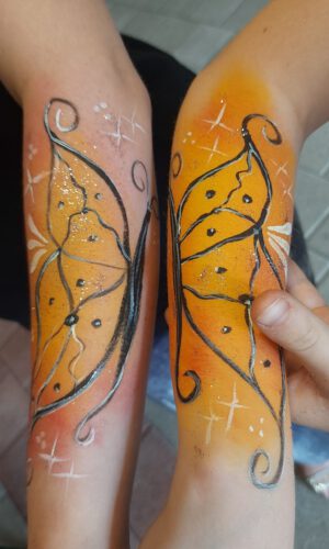 Schmetterlinge Kinderschminken